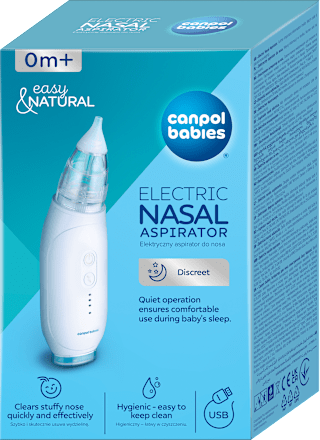 nosní odsávačka elektrická easy & NATURAL 0m+ Canpol babies