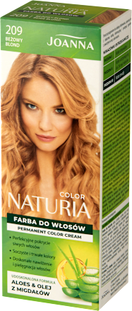 Farba do włosów Beżowy blond 209 JOANNA Naturia color