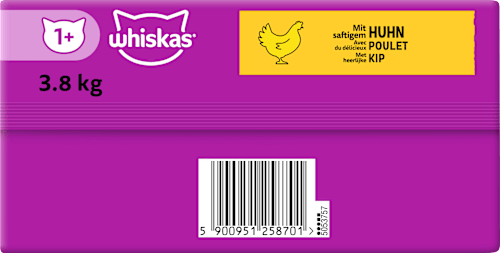 Trockenfutter Katze mit Huhn, Adult 1+ Whiskas