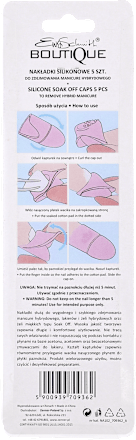 Nakładki silikonowe na paznokcie do usuwania hybrydy Ewa Schmitt