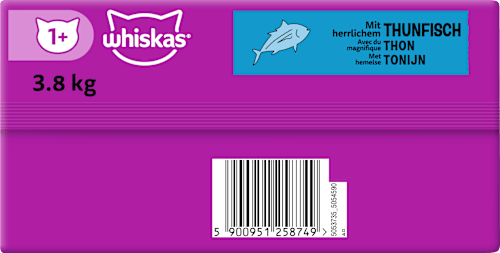 Trockenfutter Katze mit Thunfisch, Adult 1+ Whiskas
