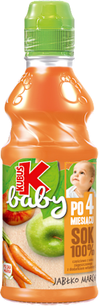 Sok jabłko marchew po 4. miesiącu KUBUŚ baby