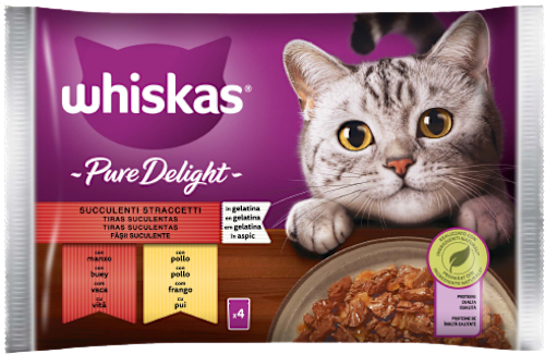 Pure Delight succulenti straccetti per gatti adulti whiskas