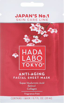 Maska za obraz v robčku Anti-Aging  HADA LABO TOKYO