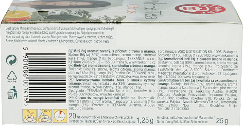 Herbata biała Citrus (20 x 1,25 g) Teekanne