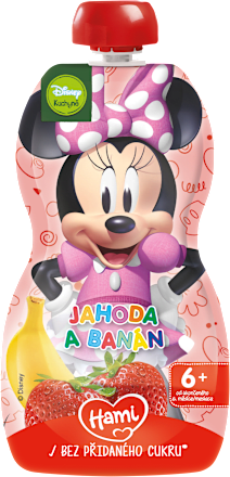 Ovocná kapsička Minnie - jahoda a banán Hami