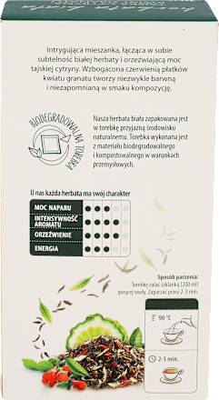 Herbata biała z tajską cytryną (20 x 1,5 g) Big-Active