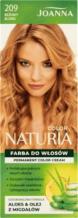 Farba do włosów Beżowy blond 209 JOANNA Naturia color