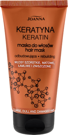 KERATYNA maseczka włosy szorstkie, matowe, łamliwe i zniszczone  JOANNA