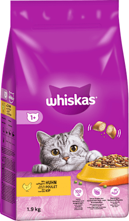 Trockenfutter Katze mit Huhn, Adult 1+ Whiskas