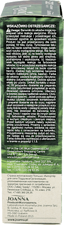 Wegańska farba do włosów Kasztanowy 321  JOANNA Naturia Organic