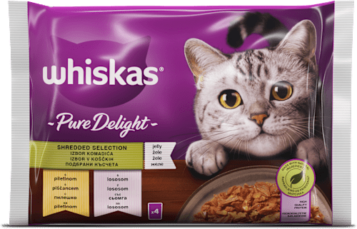 Mokra hrana za mačke Pure Delight - piletina i losos Whiskas