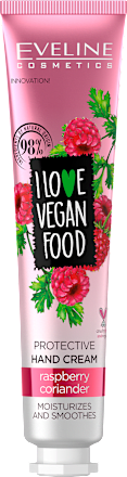 I LOVE VEGAN FOOD Raspberry - krema za ruke  EVELINE COSMETICS