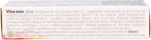 Suplement diety Vita-Min Plus (zielona herbata i luteina), kapsułki w blistrach OLIMP LABS