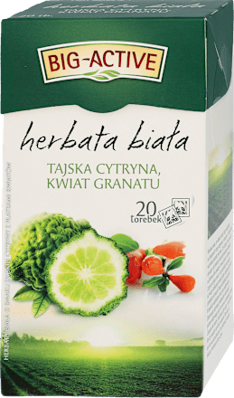 Herbata biała z tajską cytryną (20 x 1,5 g) Big-Active