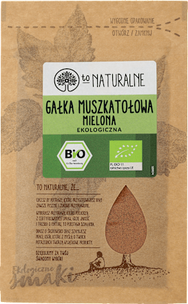 Gałka muszkatołowa mielona To Naturalne