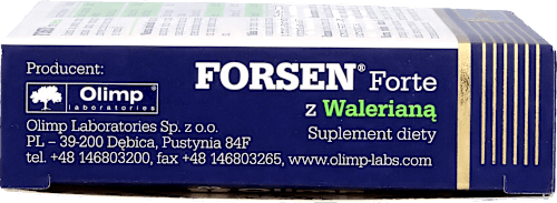 Forsen Forte z walerianą, kapsułki OLIMP LABS