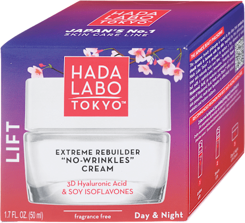 Dnevno-nočna krema za obraz LIFT Super 3D-Hydration HADA LABO TOKYO