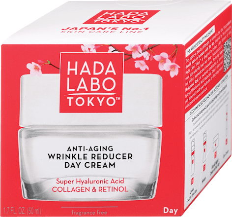 Dnevna vlažilna krema proti gubam Anti-Aging Wrinkle Reducer HADA LABO TOKYO