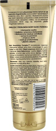 Krem – serum do rąk i paznokci Argan&Vanilla Luksusowy EVELINE COSMETICS