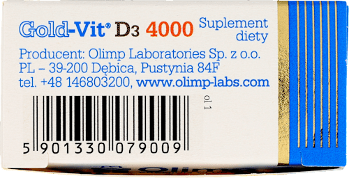 Gold-Vit D3 4000 IU, tabletki  OLIMP LABS