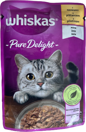 Pure Delight hrana za mačke – piletina whiskas