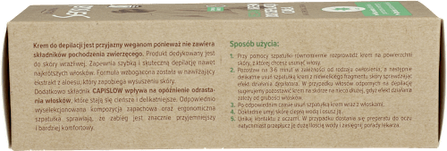 Krem  do depilacji ciała z aloesem 3 min Vegan JOANNA