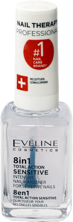 Интензивен заздравител за нокти 8in1 Total Action Sensitive EVELINE COSMETICS