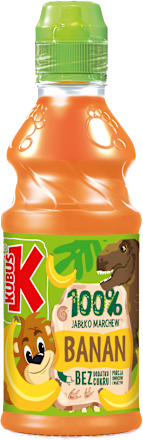 Sok 100% banan marchew jabłko  KUBUŚ