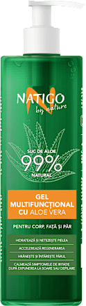 Gel corporal multifuncțional cu aloe vera NATIGO by nature
