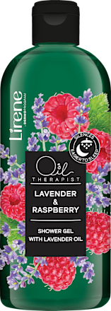 Oil THERAPIST gel za tuširanje, lavanda i malina Lirene