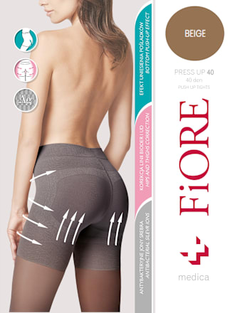 Dres damă modelul medica 20/40den bej mărimea 3 Fiore