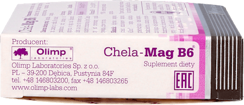 Suplement diety Chela-Mag B6, kapsułki w blistrach OLIMP LABS