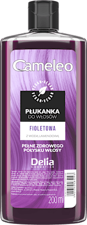 Płukanka do włosów 02 FIOLET - Z WODĄ LAWENDOWĄ Delia COSMETICS