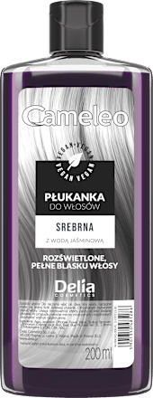 Płukanka do włosów 01 SREBRO - Z WODĄ JAŚMINOWĄ Delia COSMETICS