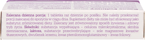 Suplement diety Kwas foliowy 400 µg, tabletki w blistrach OLIMP LABS