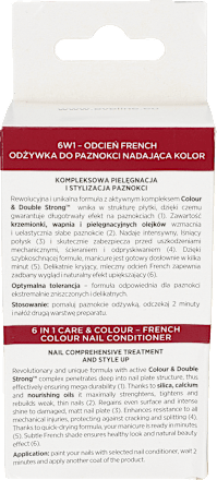 ODŻYWKA NAIL THERAPY 6W1 CARE&COLOUR FRENCH EVELINE COSMETICS