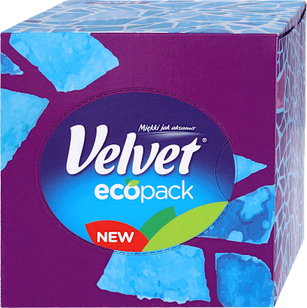 Chusteczki uniwersalne w kartonie Cube-Style - mix 6 wzorów (3 warstwy) Velvet