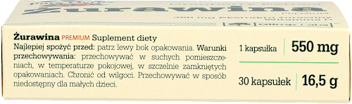 Żurawina premium, kapsułki OLIMP LABS