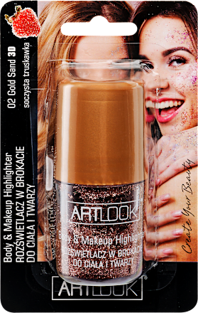 Csillámos testzselé - Nr. 02 Gold Sand ARTLOOK
