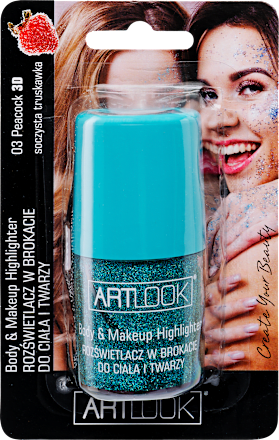 Csillámos testzselé - Nr. 03 Peacock ARTLOOK