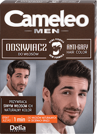 Odsiwiacz do włosów 02 BRĄZ, 2x8g + 2x15ml Cameleo - Men