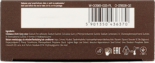 Odsiwiacz do włosów 02 BRĄZ, 2x8g + 2x15ml Cameleo - Men