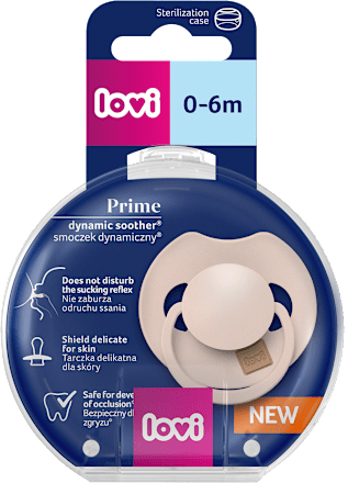 Prime dudlík silikonový 0-6m, Nude LOVI