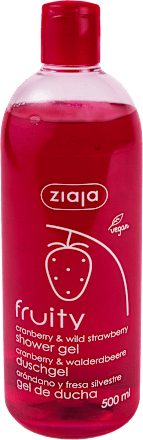 sprchový gel brusinka & lesní jahoda  ziaja