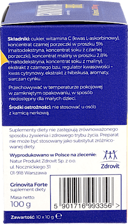 Suplement diety Grinovita Forte, w saszetkach  ZDROVIT
