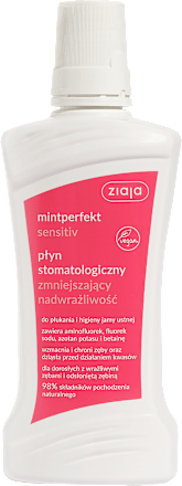 Płyn stomatologiczny zmniejszający nadwrażliwość mintperfekt sensitiv ziaja