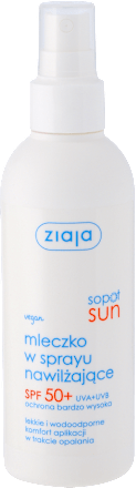 Mleczko nawilązjące Sopot Sun, SPF 50+, spray ziaja