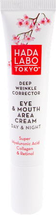 Denný a nočný krém na oči a pery Deep Wrinkle Corrector HADA LABO TOKYO