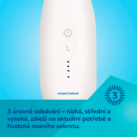 nosní odsávačka elektrická easy & NATURAL 0m+ Canpol babies